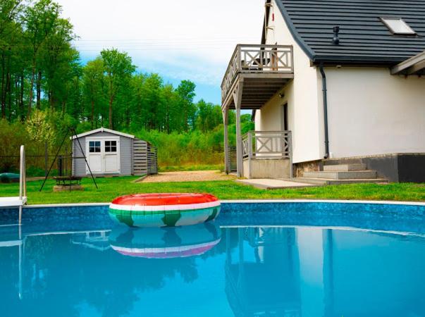 Las, Woda I Przygoda - Dom Z Sauna I Basenem Choczewo Bagian luar foto